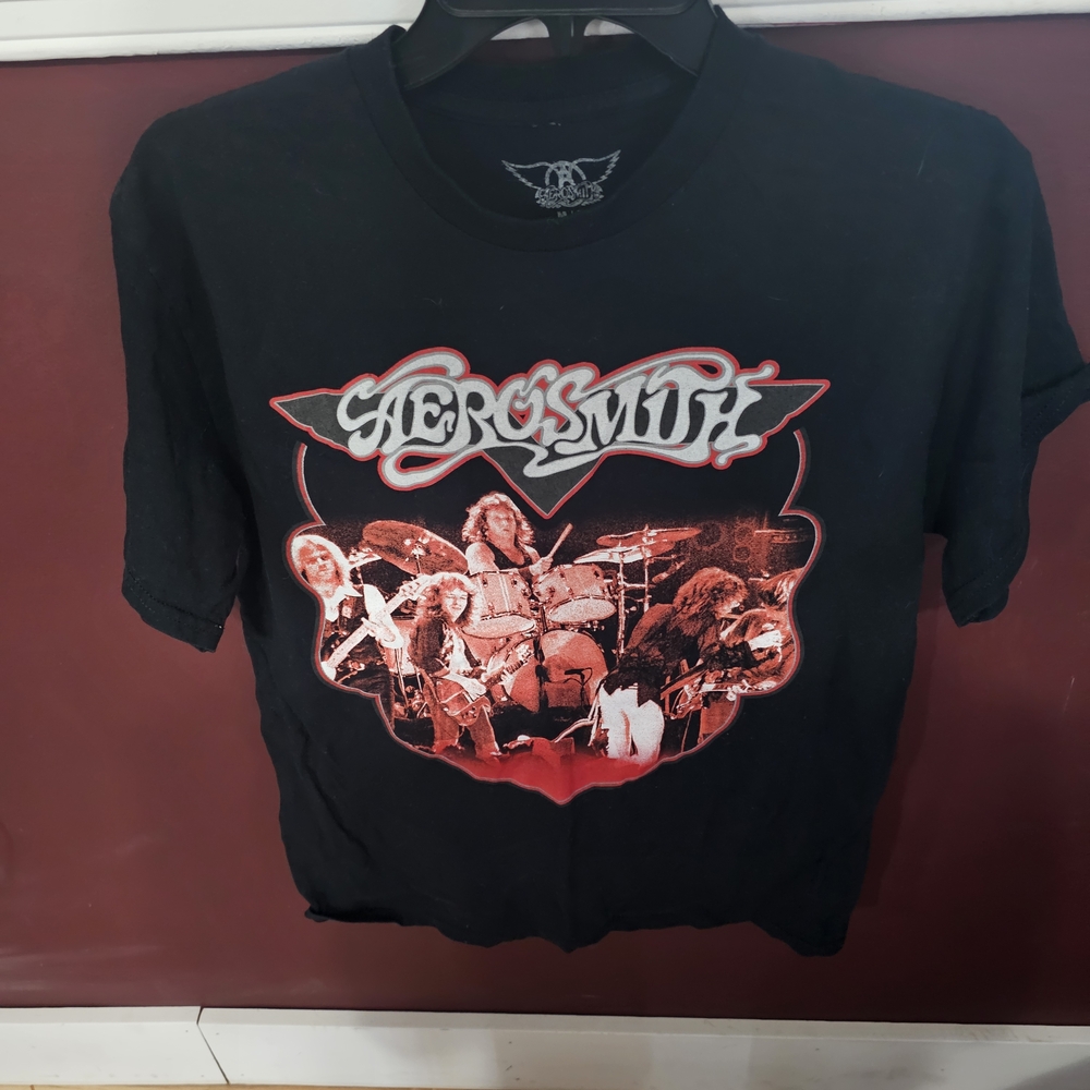 Aerosmith Black Graphic Tee - Women's Short Sleeve